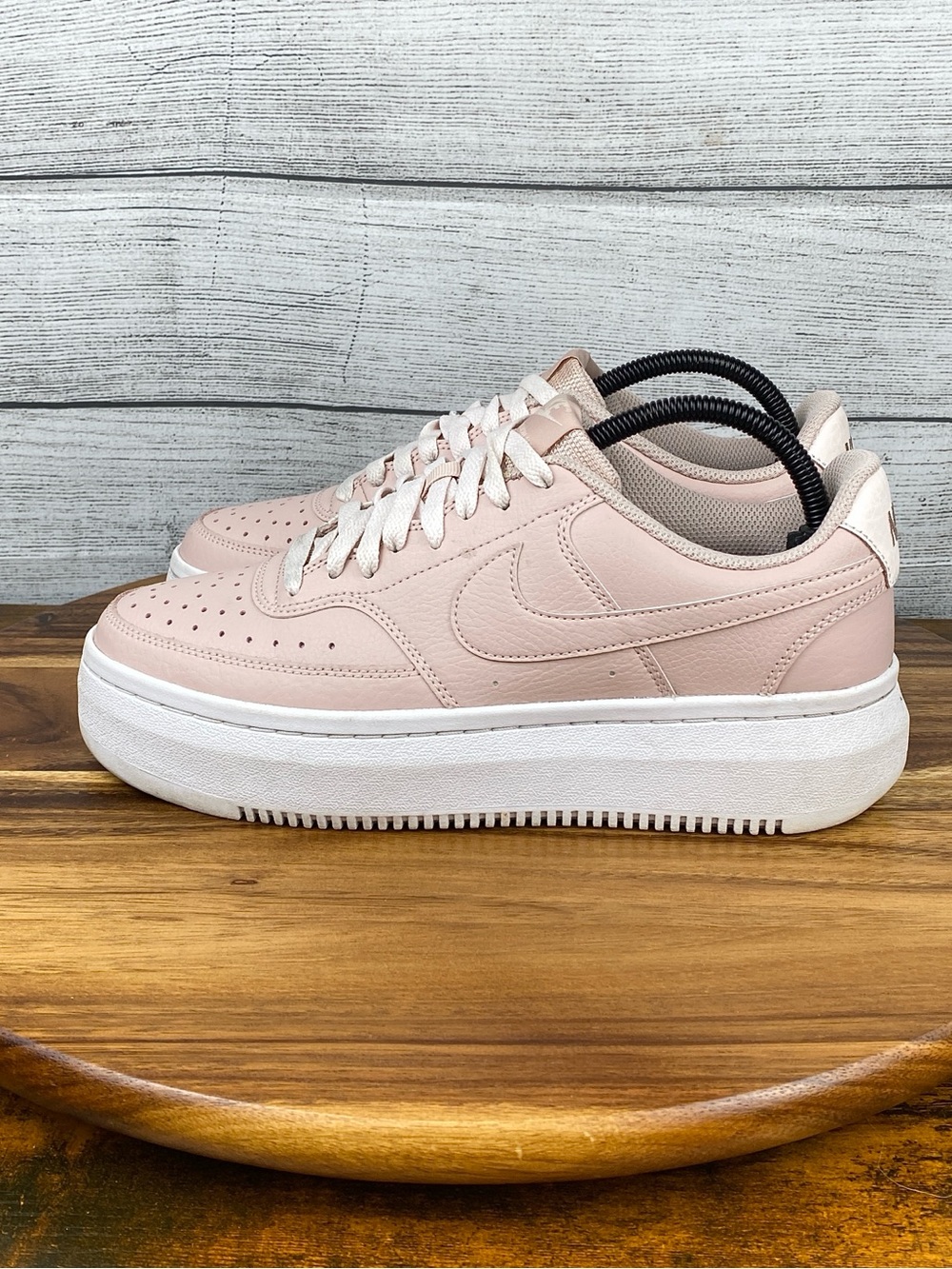 Nike Court Vision Alta Platform Pink Oxford Shoes DM0113-600 Women’s Size 9.5